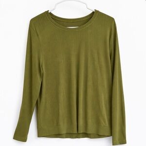 Athleta In Motion Olive Green Women's Top